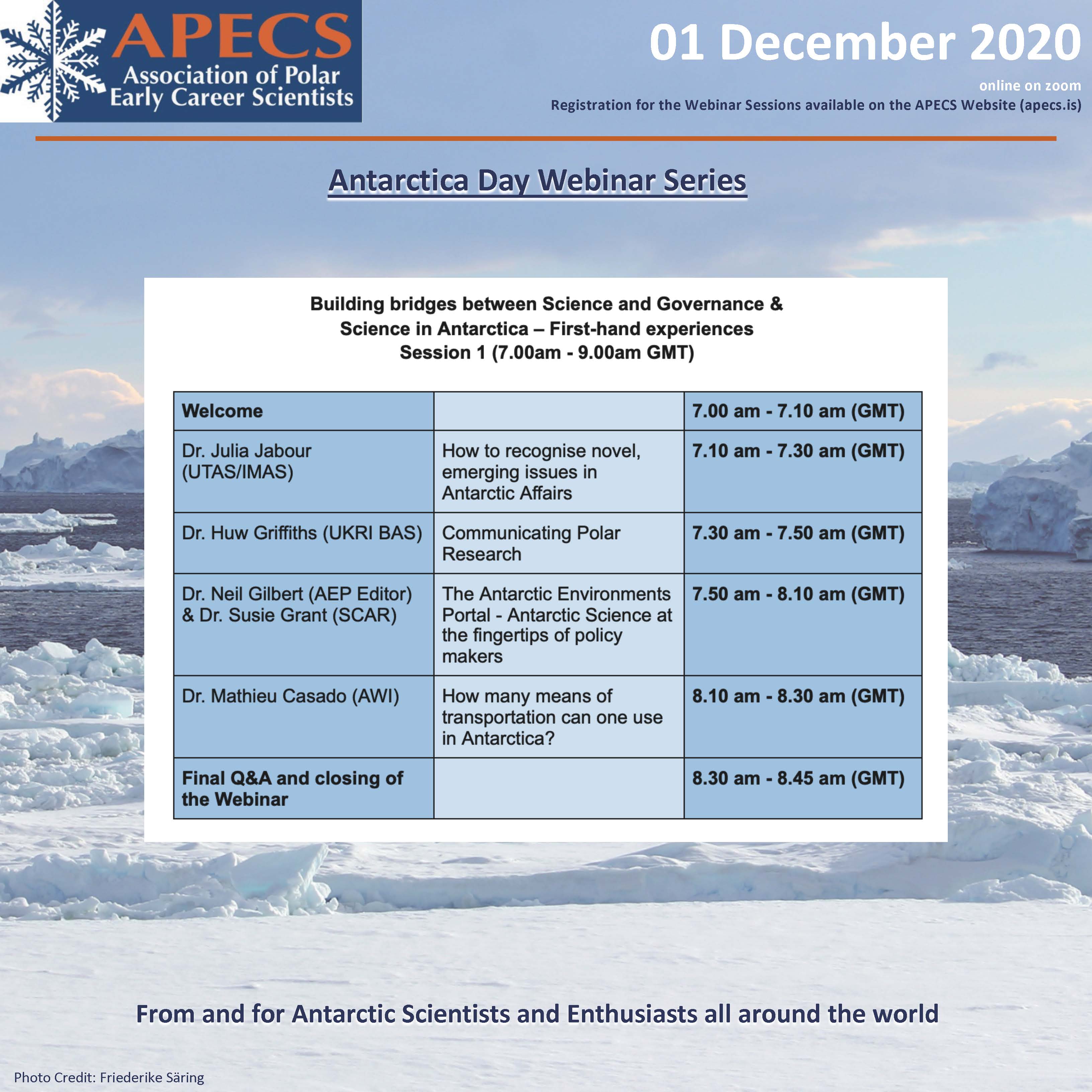 185 Friederike Säring Antarctica Day 2020 Webinar