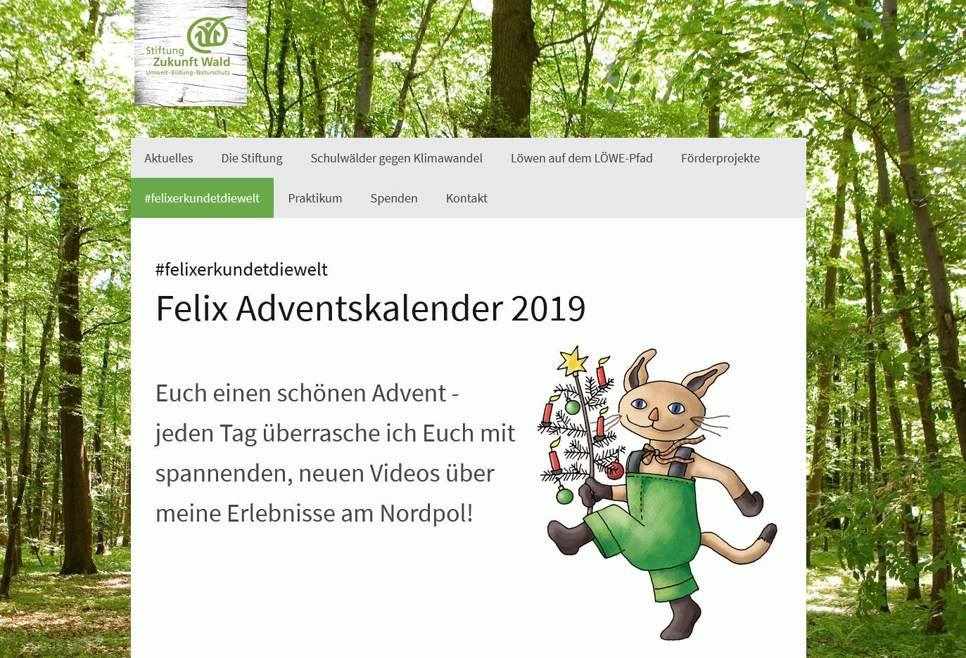 Happe Anika MOSAiC Ambassador Felixerkundetdiewelt screenshot website
