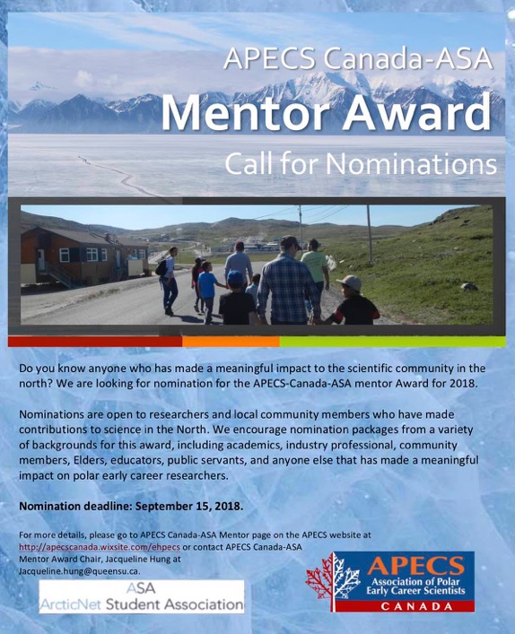 Mentor Award Call 2018 English
