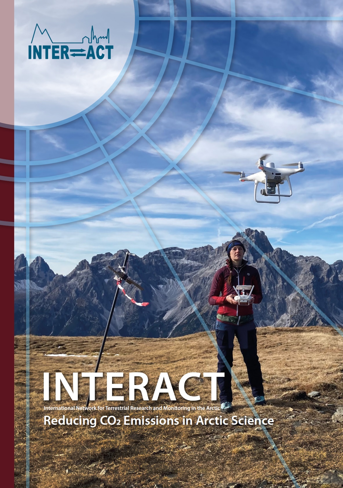 INTERACT guidebook cover photo Reducing CO2 emissions in Arctic science