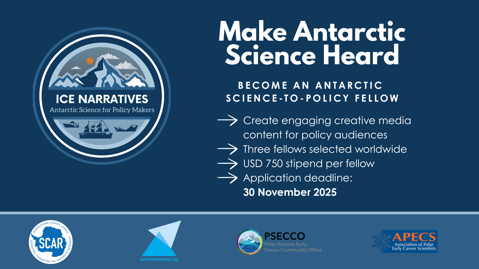 Graphic announcement